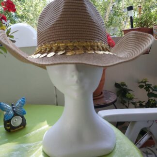 Cowboy tono camel con monedas metálicas